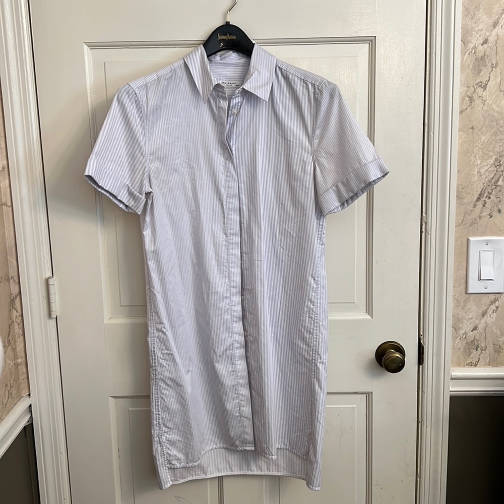 Equipment Stripe Button Down Dress size XS